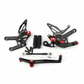 Aluminum Rearsets Footpegs for Yamaha YZF-R6 (2017–2020) Black T9