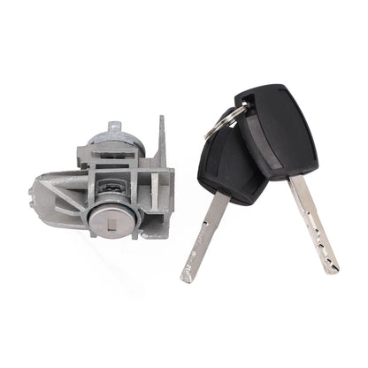 Front Left Door Lock Cylinder with Key for Ford Focus CMax SMax (2007–2018)