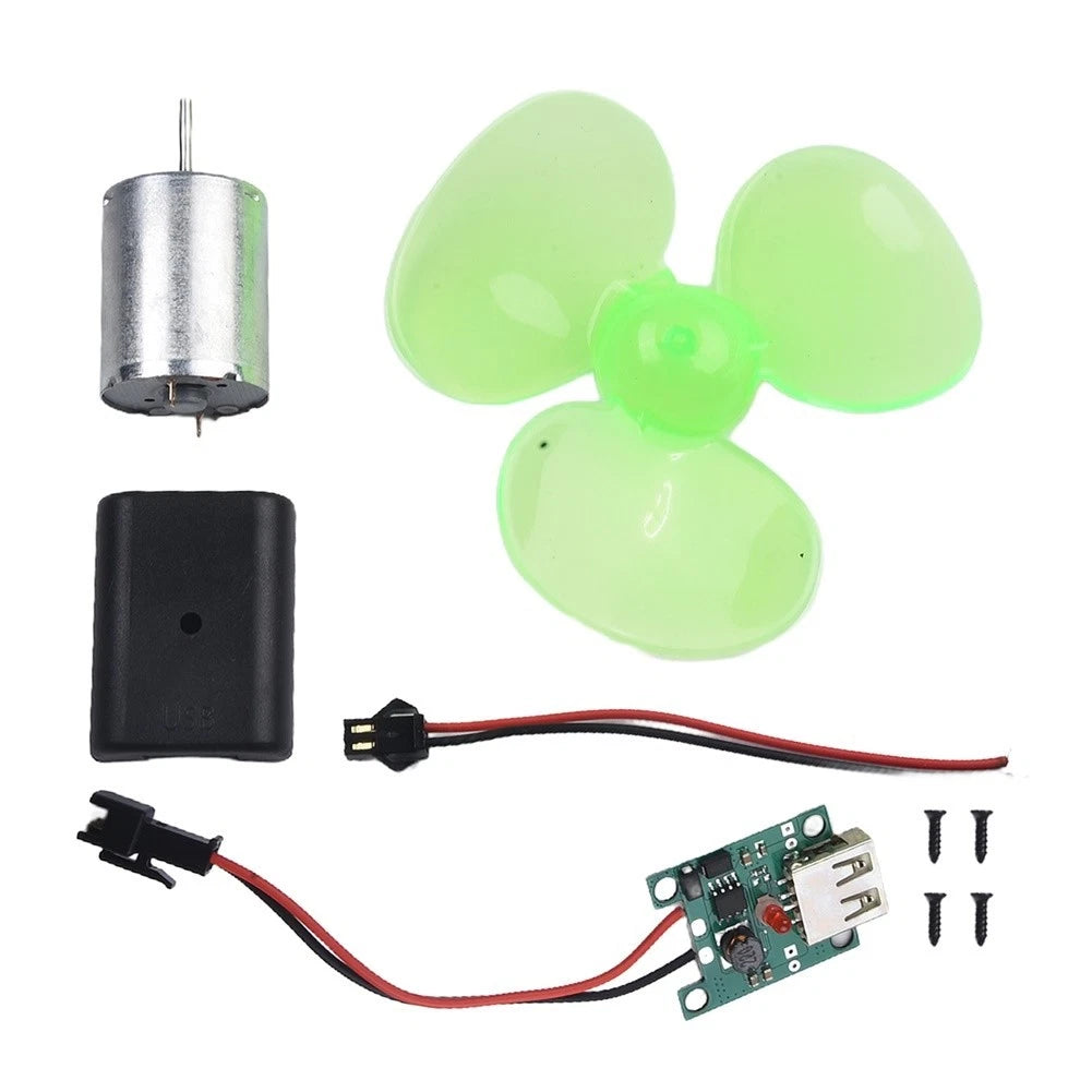 Wind Turbine Kit with Motor Diameter 24.5mm for Educational Use
