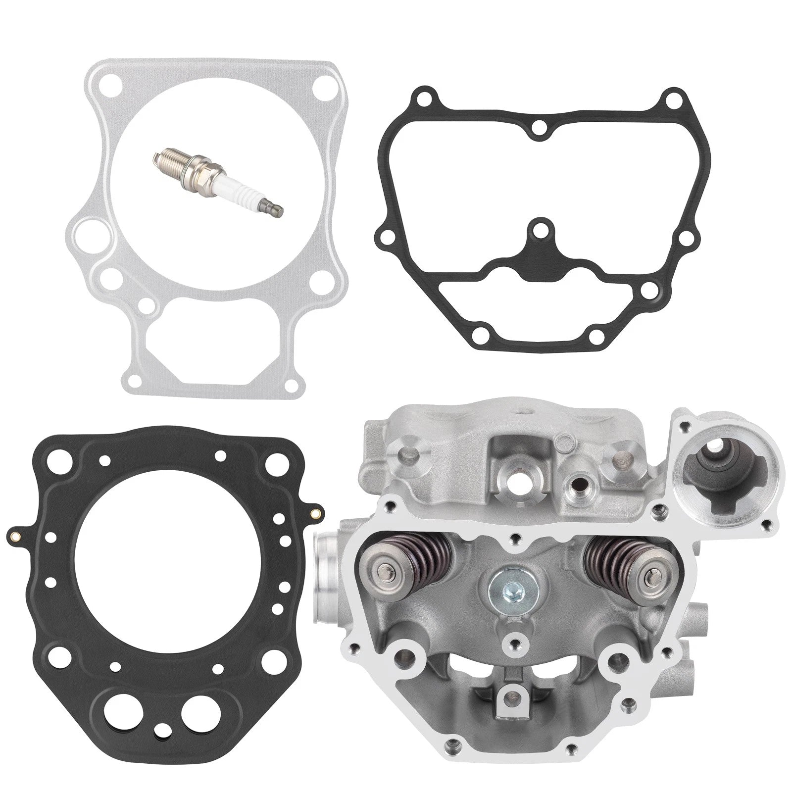 Cylinder Head & Valves w/ Gaskets for Honda Rancher 420 TRX420 (2009–2024)