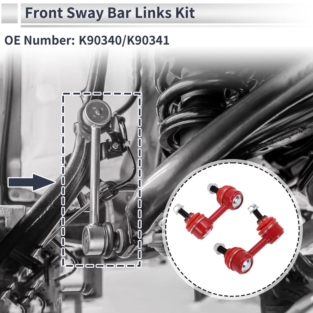 Front Stabilizer Bar Links for Acura CL (2001–2003) Left Right Pair