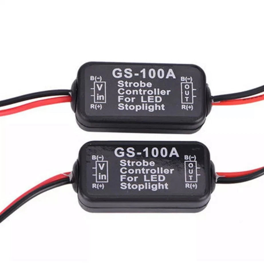 2X LED Brake Tail Stop Light Controller Module for Universal Vehicles (12V)