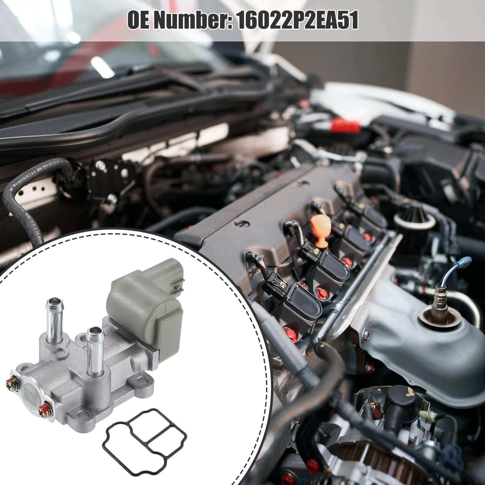 Idle Air Control Valve for Honda Civic 1996–2000 with Gasket Set