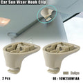 Sun Visor Hook Clip Beige Front Left Right Replacement for Dodge Magnum (2005–2007)