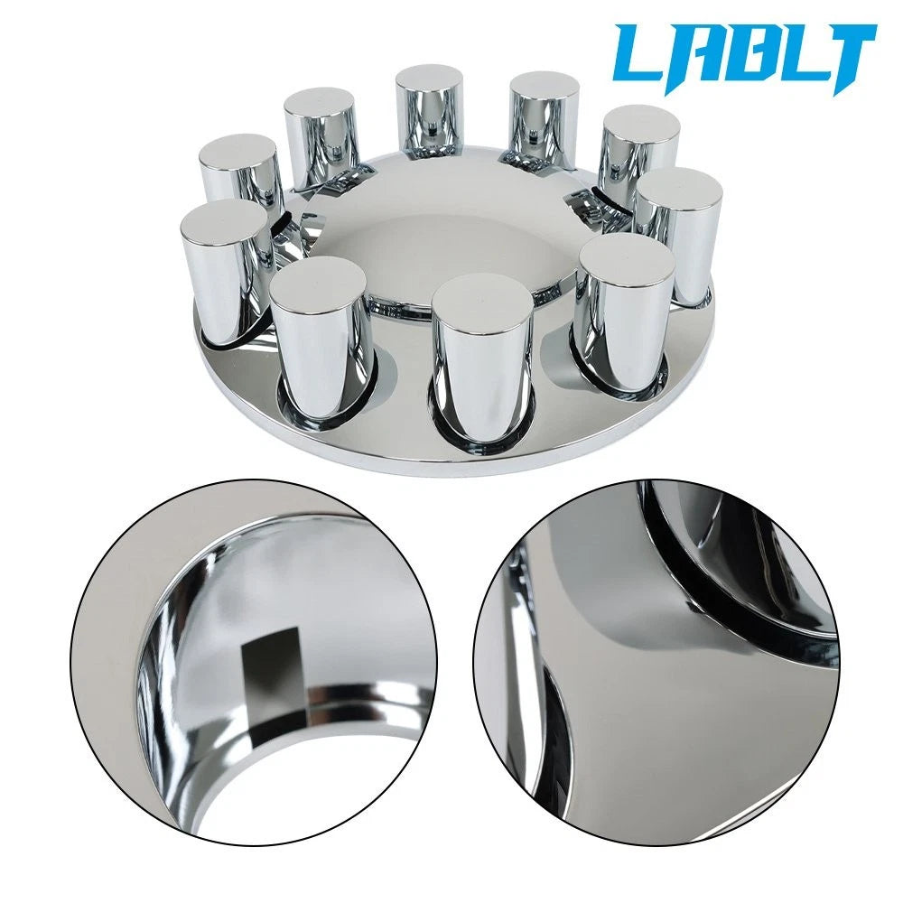 Chrome Front Axle Wheel Cover Hub Cap for LABLT Truck (Thread-On)