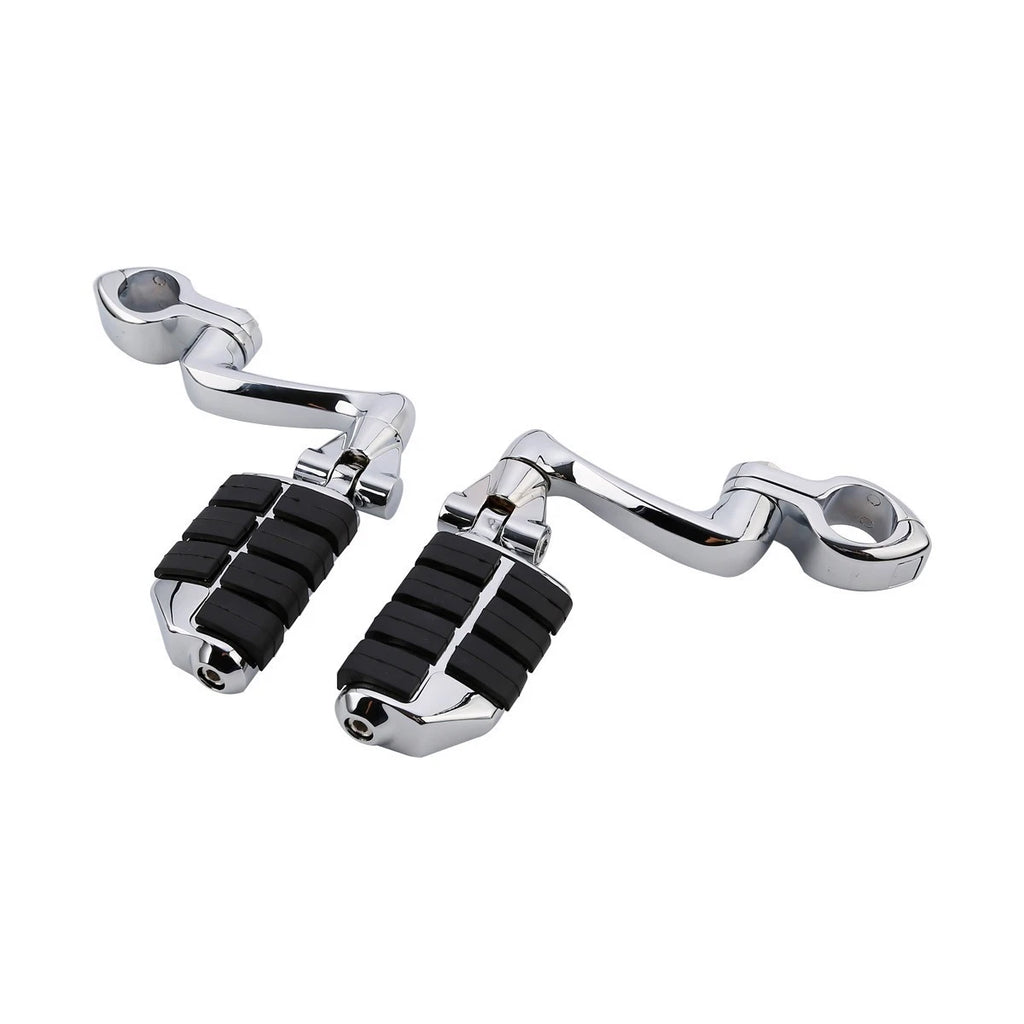Foot Pegs for Harley Touring Dyna (1 1/4" Engine Guard Mounts)