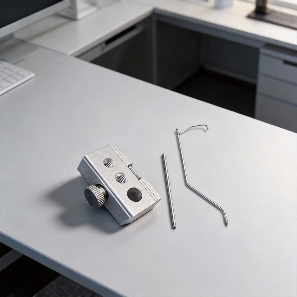 Table Slider for IGT Rail Systems with Lantern Pole 39cm Stainless Steel