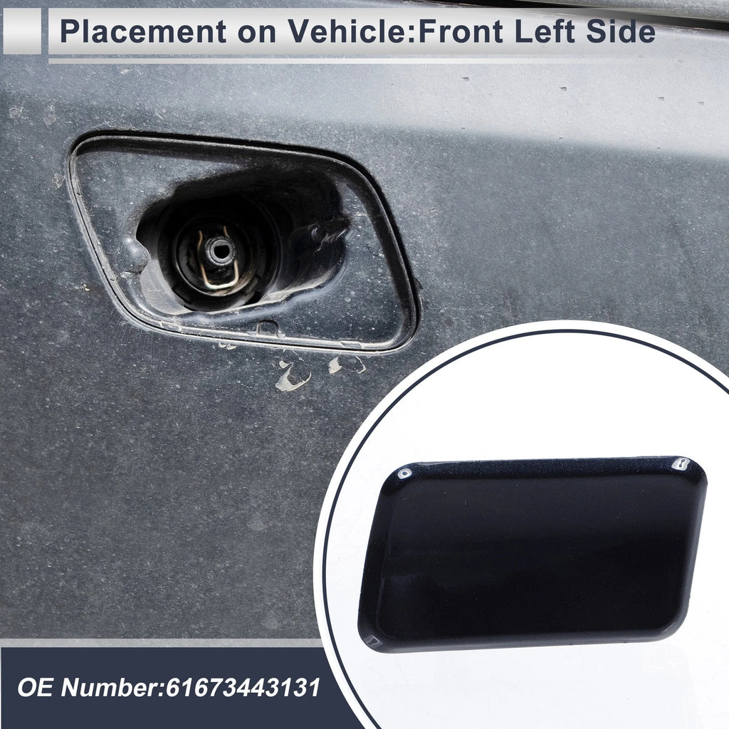 Front Left Headlight Washer Nozzle Cover Cap for BMW X3 (2011–2024)