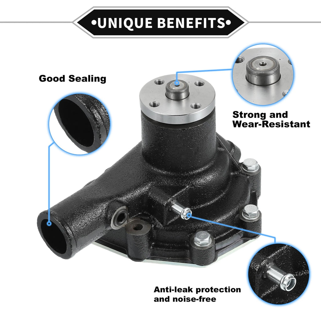 Water Pump with Gasket Kit for Mitsubishi S6S CAT Forklift (2000–2020)