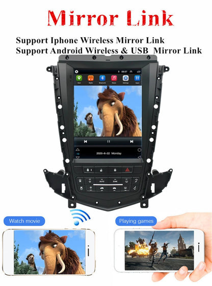 9.7'' Vertical Car Stereo Radio GPS for Cadillac SRX (2009–2012)