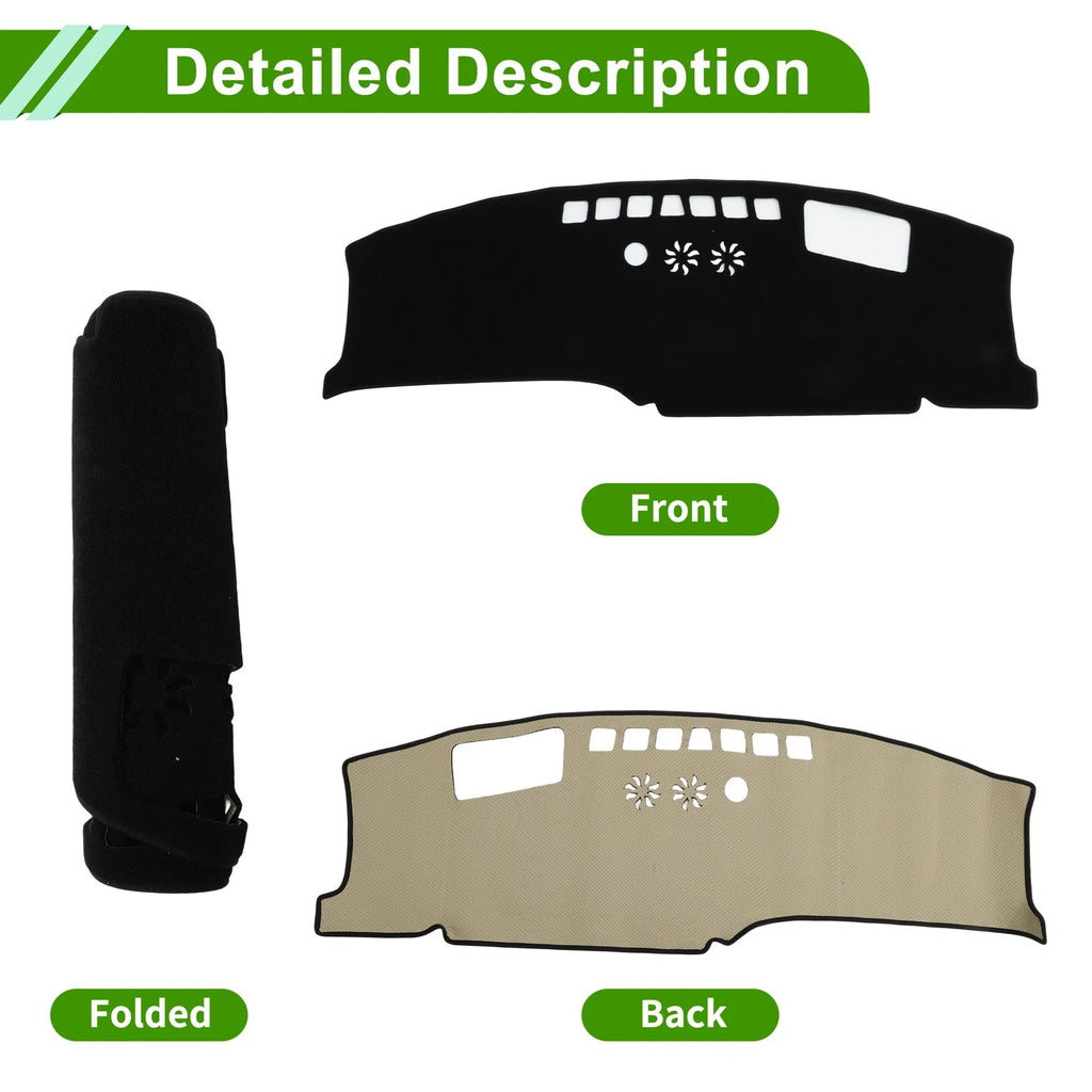 Dashboard Cover for Kia EV3 GT Line (2024–2025) HUD Polyester Black 1 Pc