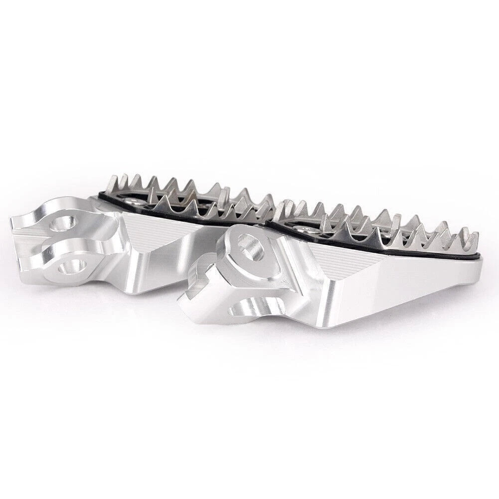 Silver Racing Footpegs for Suzuki RMZ250 RMZ450 (2010–2015)