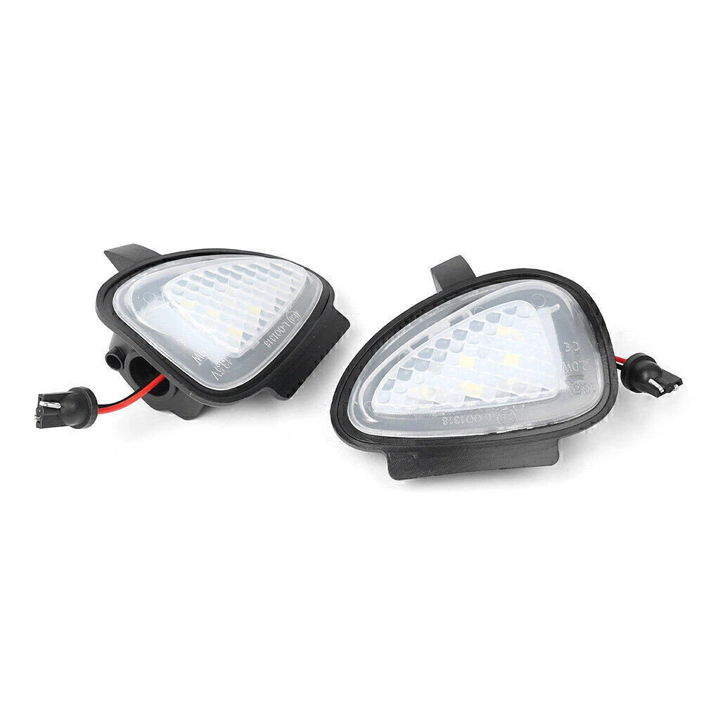 2pcs LED Car Under Side View Mirror Puddle Light Lamp Fit Golf 6 Touran