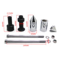 Chrome Spike Frame Slider Crash Protector for Kawasaki Z1000 (2003–2006)