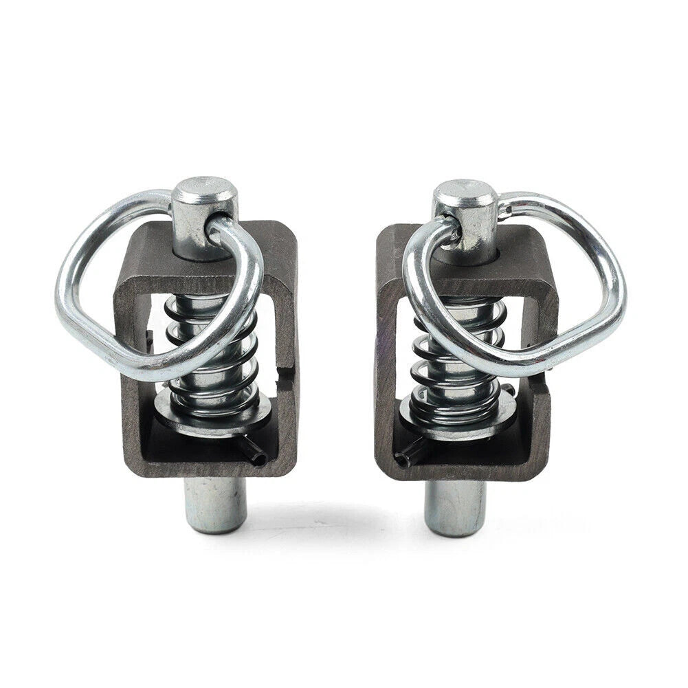 Weld-On Spring Latch Lock Assembly for Utility Steel Trailer Gate (5/8")