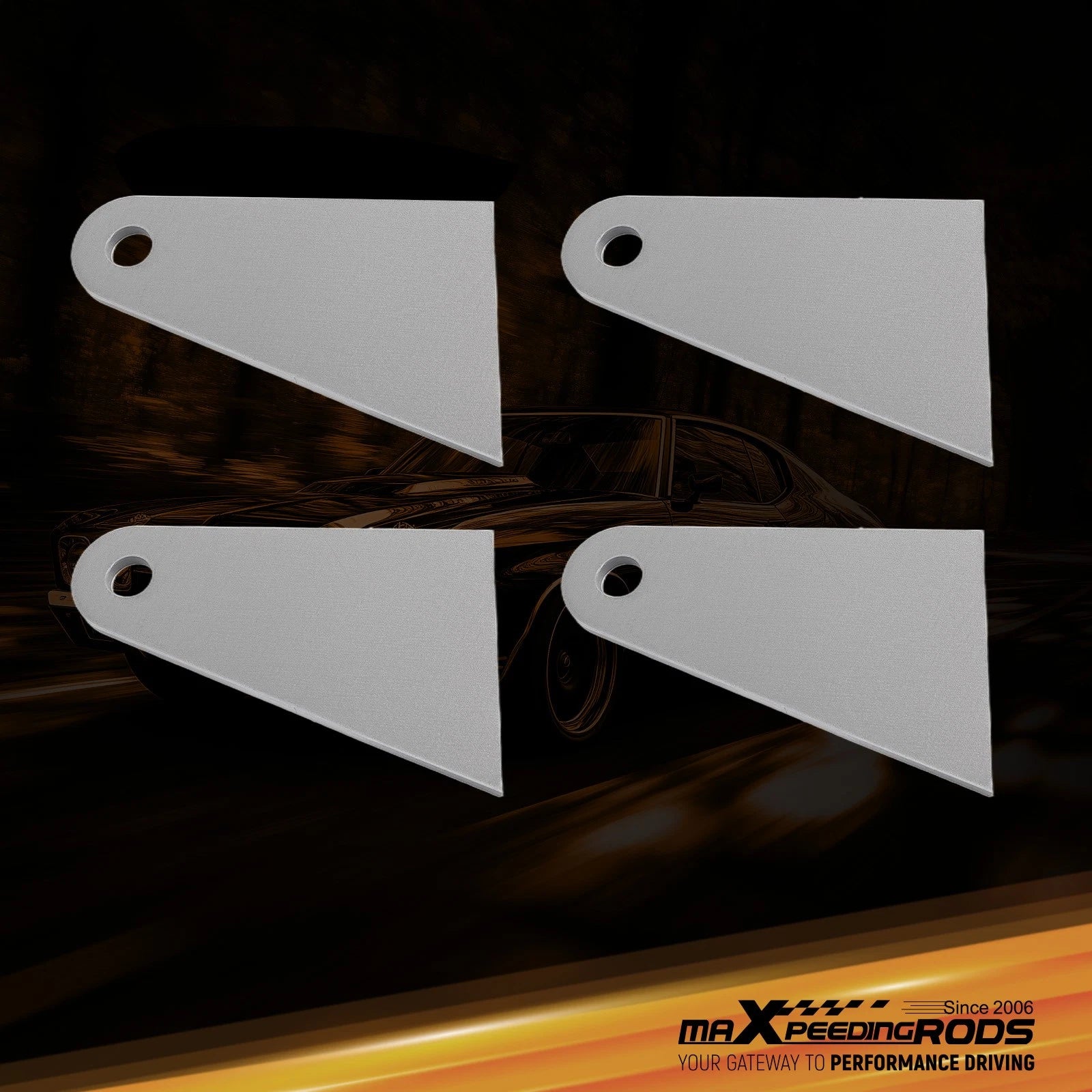 Motor Mount Bracket Kit for Chevy Small & Big Block Engine (1960–1995)