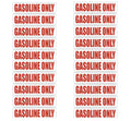 Gasoline Only Fuel Decals for Gas Can Stickers (Vinyl)