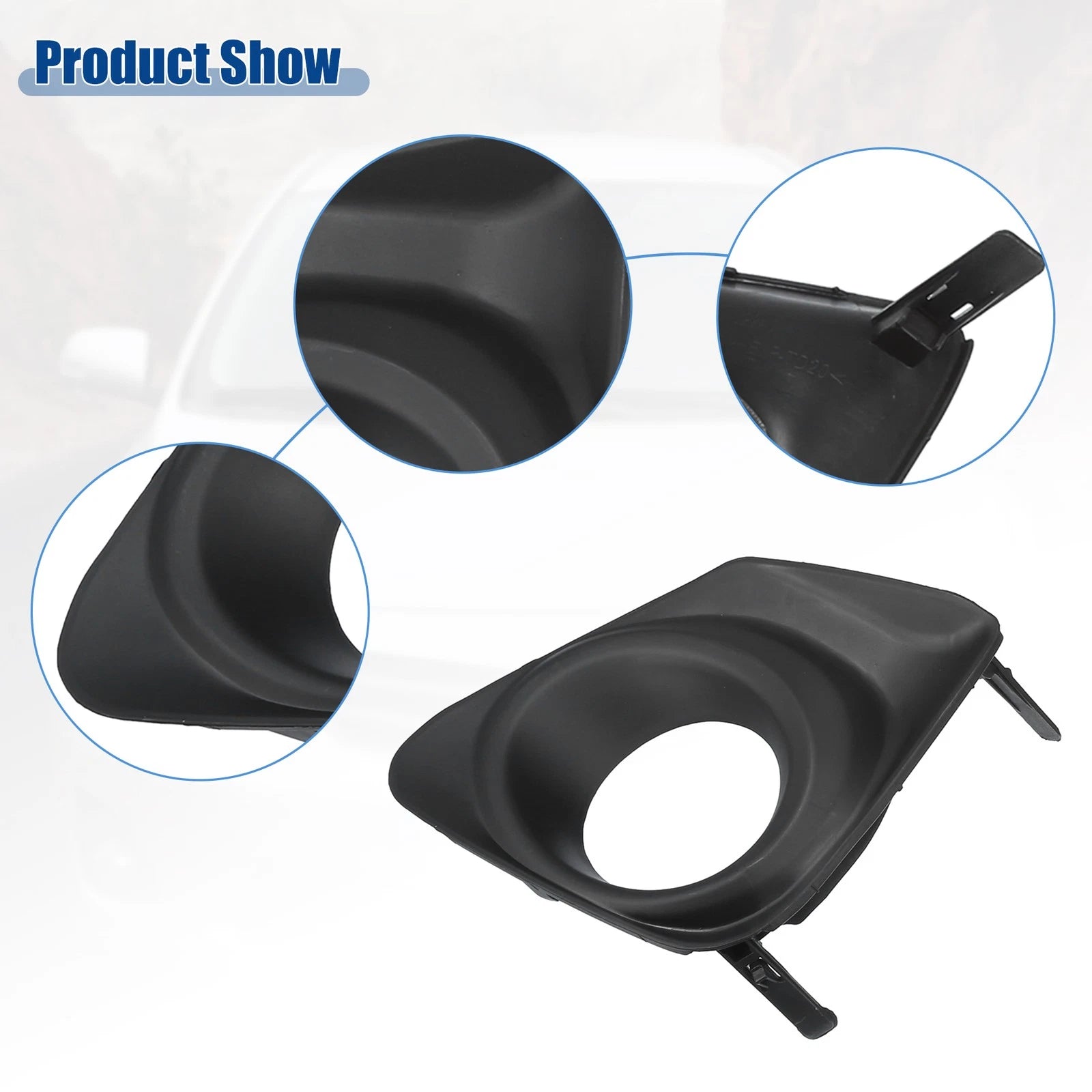 Front Fog Light Grille Cover Trims Pair for Toyota Corolla (2011–2013)