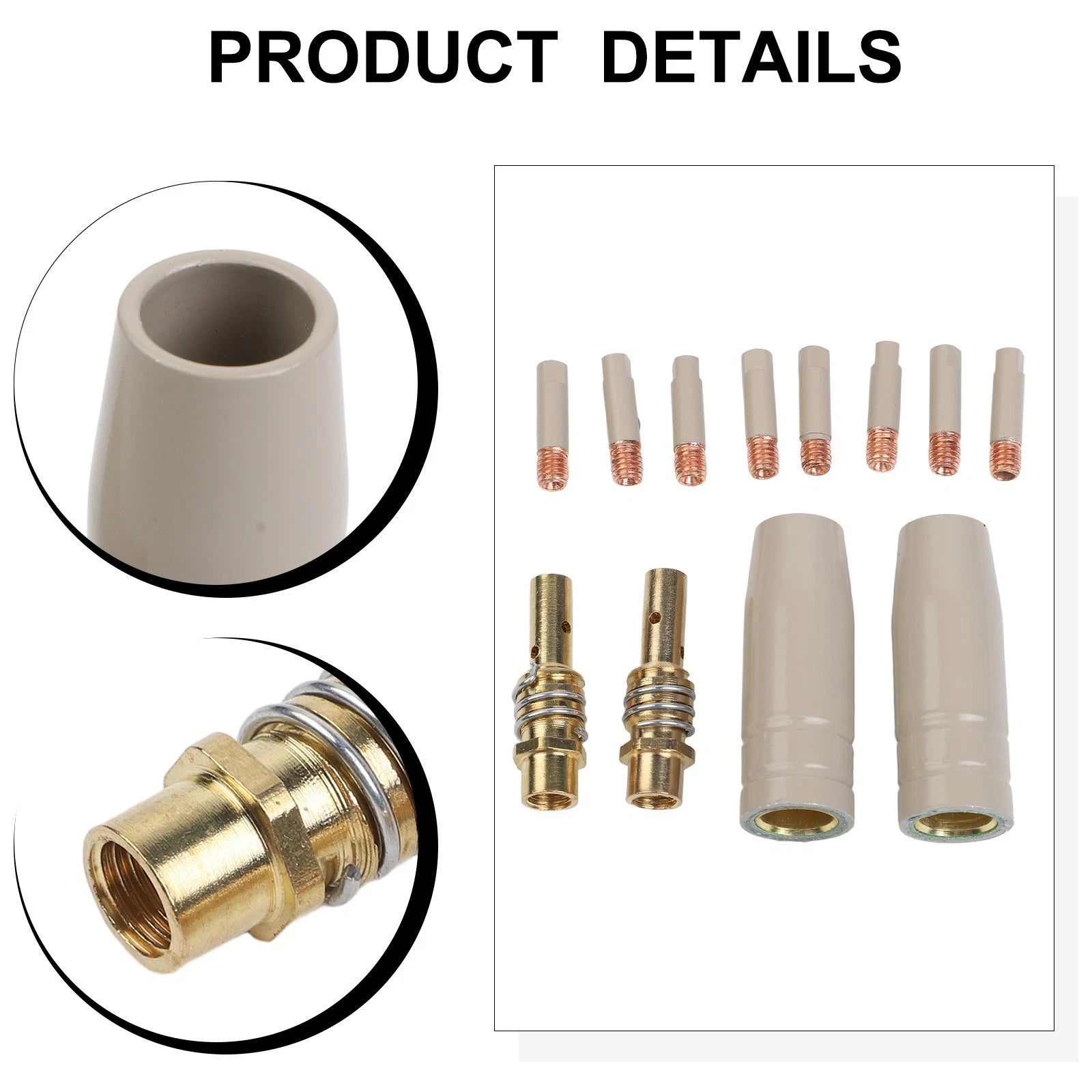 12PCS Coating Protection Nozzle Set for 15AK Welding Solutions