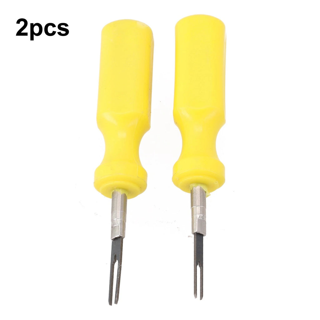 2X Car Terminal Removal Tool Extractor for Universal Use (Stainless Steel)