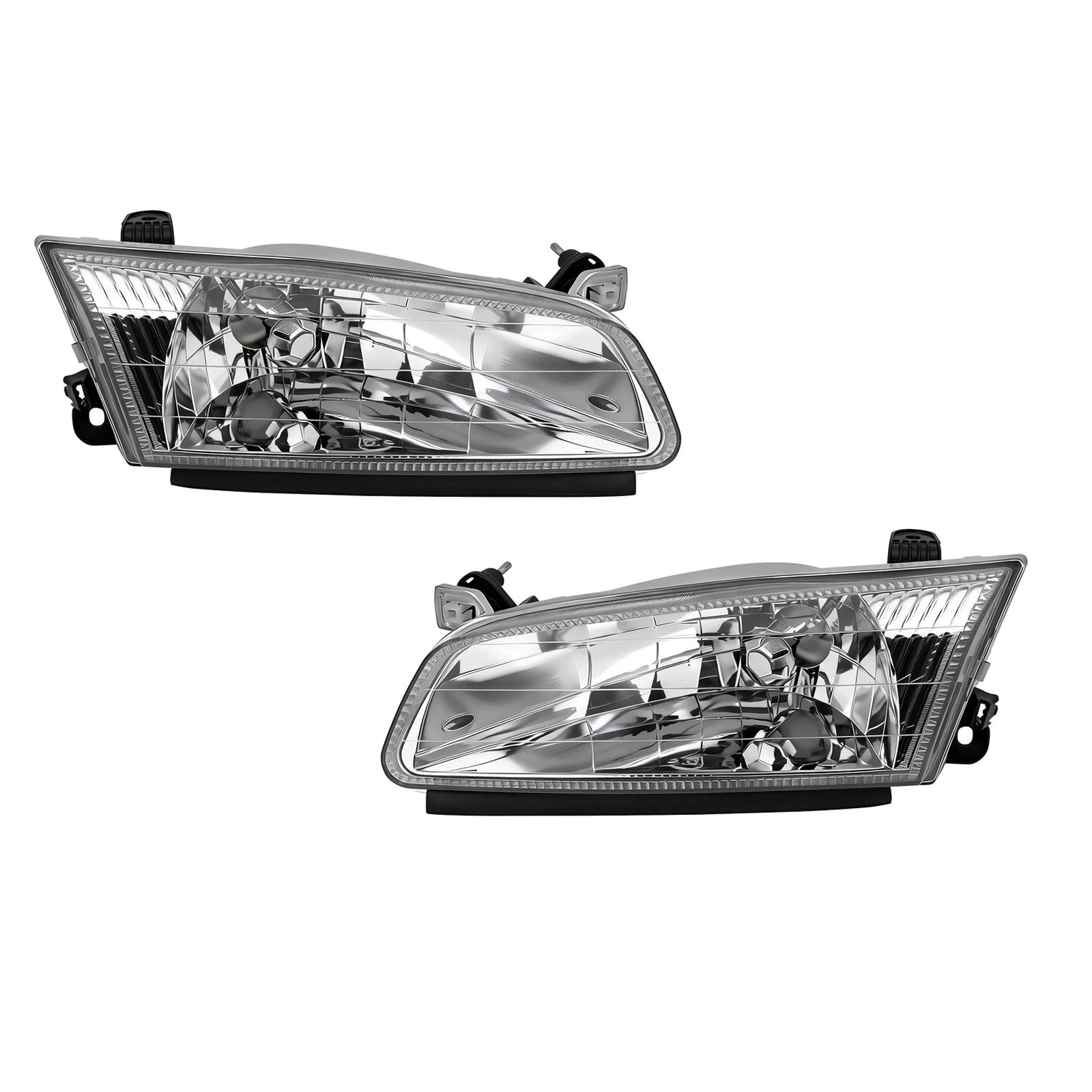 2X Crystal Halogen Headlights for Toyota Camry (1997–1999)