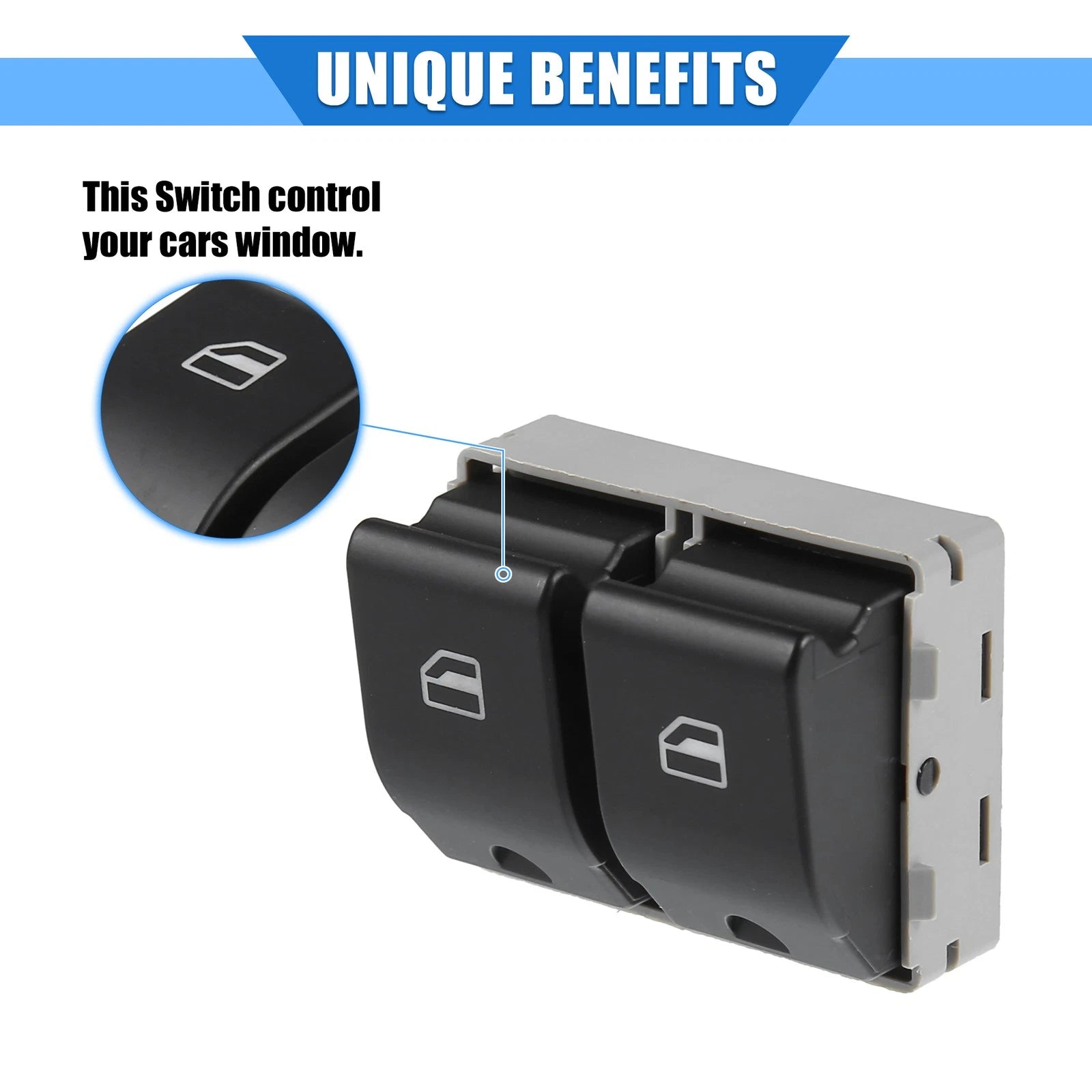 Power Window Control Switch for Volkswagen Tiguan 5N (2003–2018)