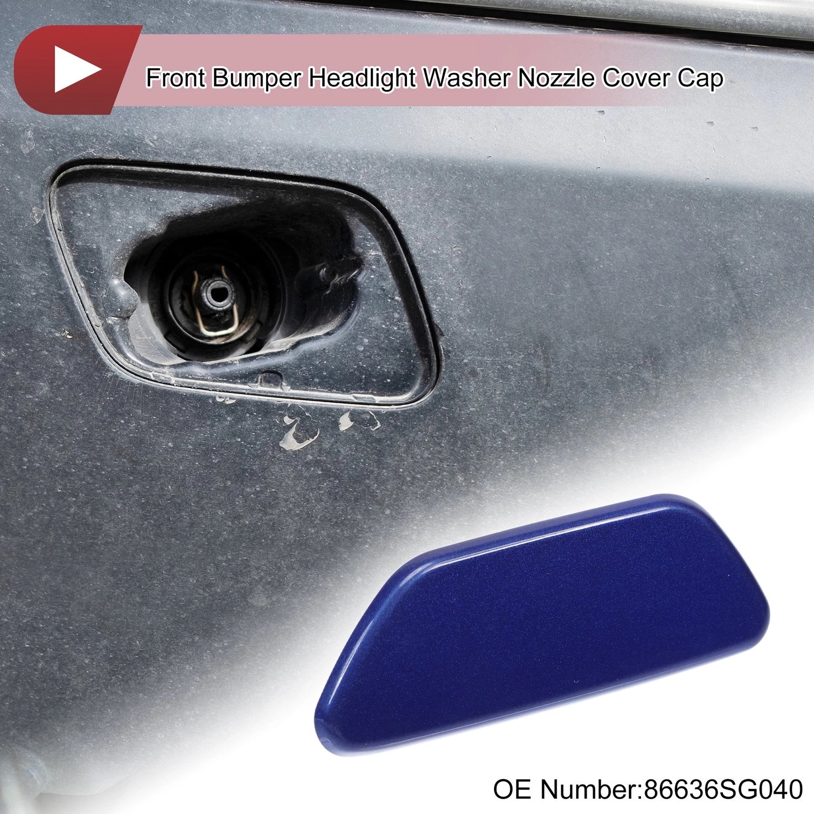 Front Left Washer Nozzle Cover Cap for Subaru Forester (2013–2015)