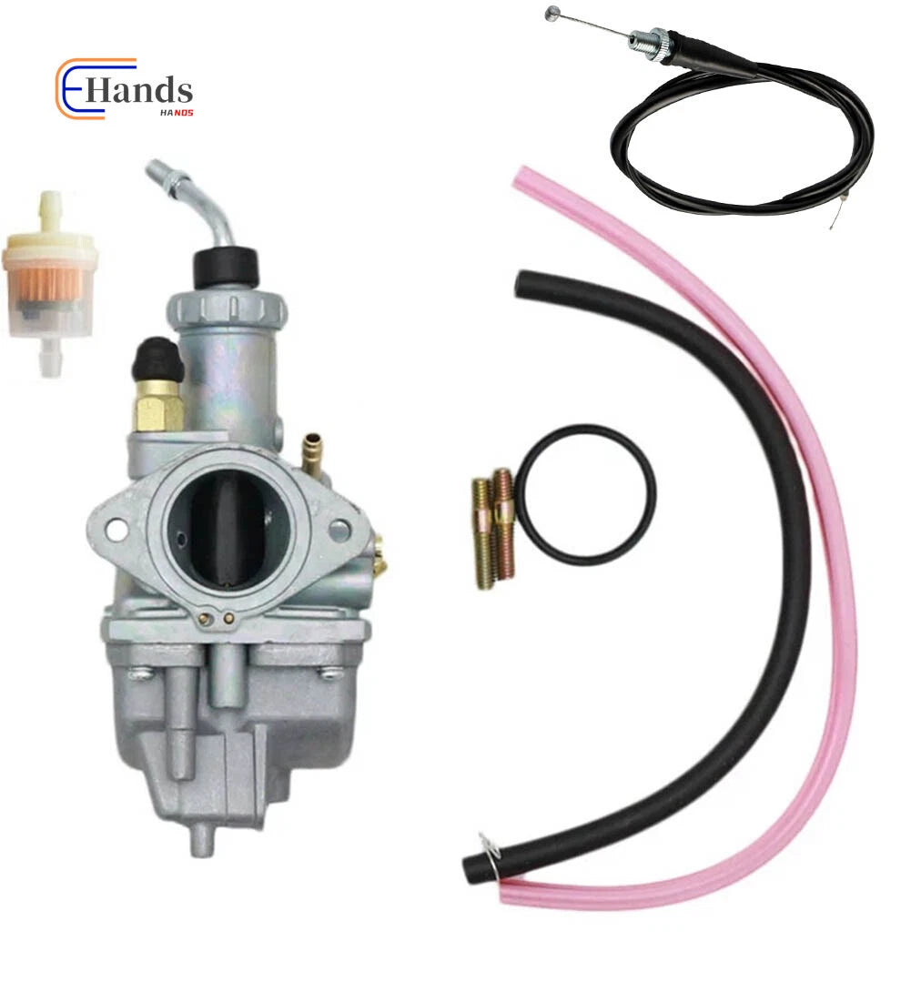 Carburetor & Throttle Cable for Yamaha Moto 4 YFM200 YFM200DX YFM250 (1985–1999)