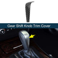 Gear Shift Knob Cover Sticker Replacement for BMW 1 3 Series Z4 X1 (2007–2018)