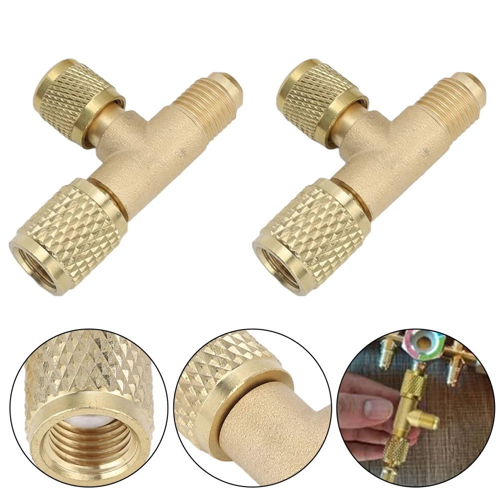 2X Brass Valve Core Quick Couplers for Easy Installation