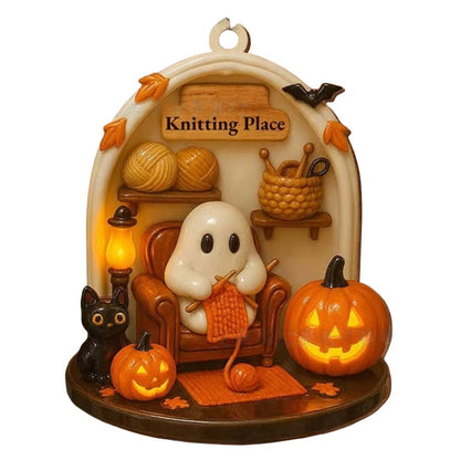 Halloween Spooky Ornament Acrylic 88CM for Wall Hanging and Table Display