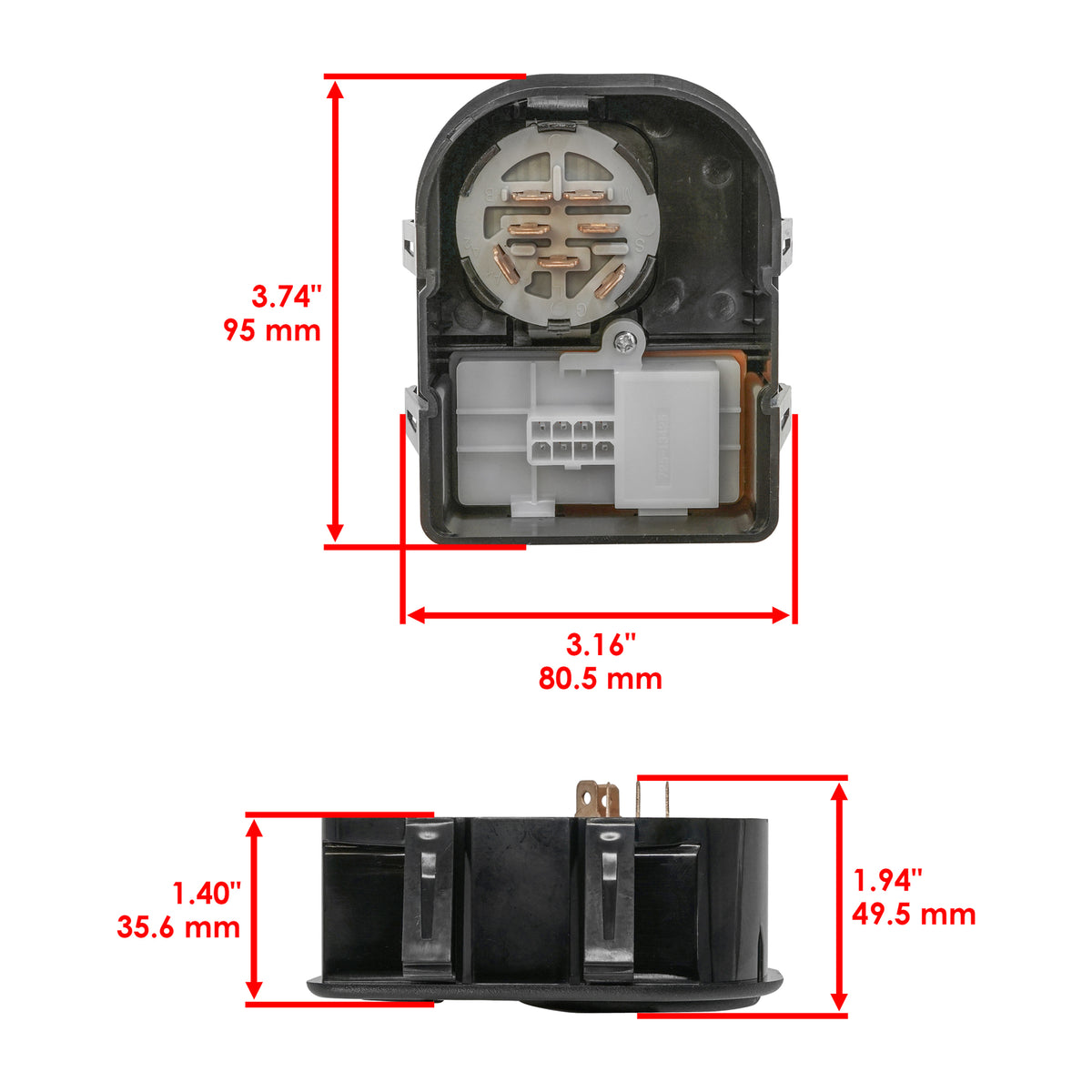 Ignition Switch Replacement for Cub Cadet LTX1040 LTX1045 SLT1550 (2010–2020)