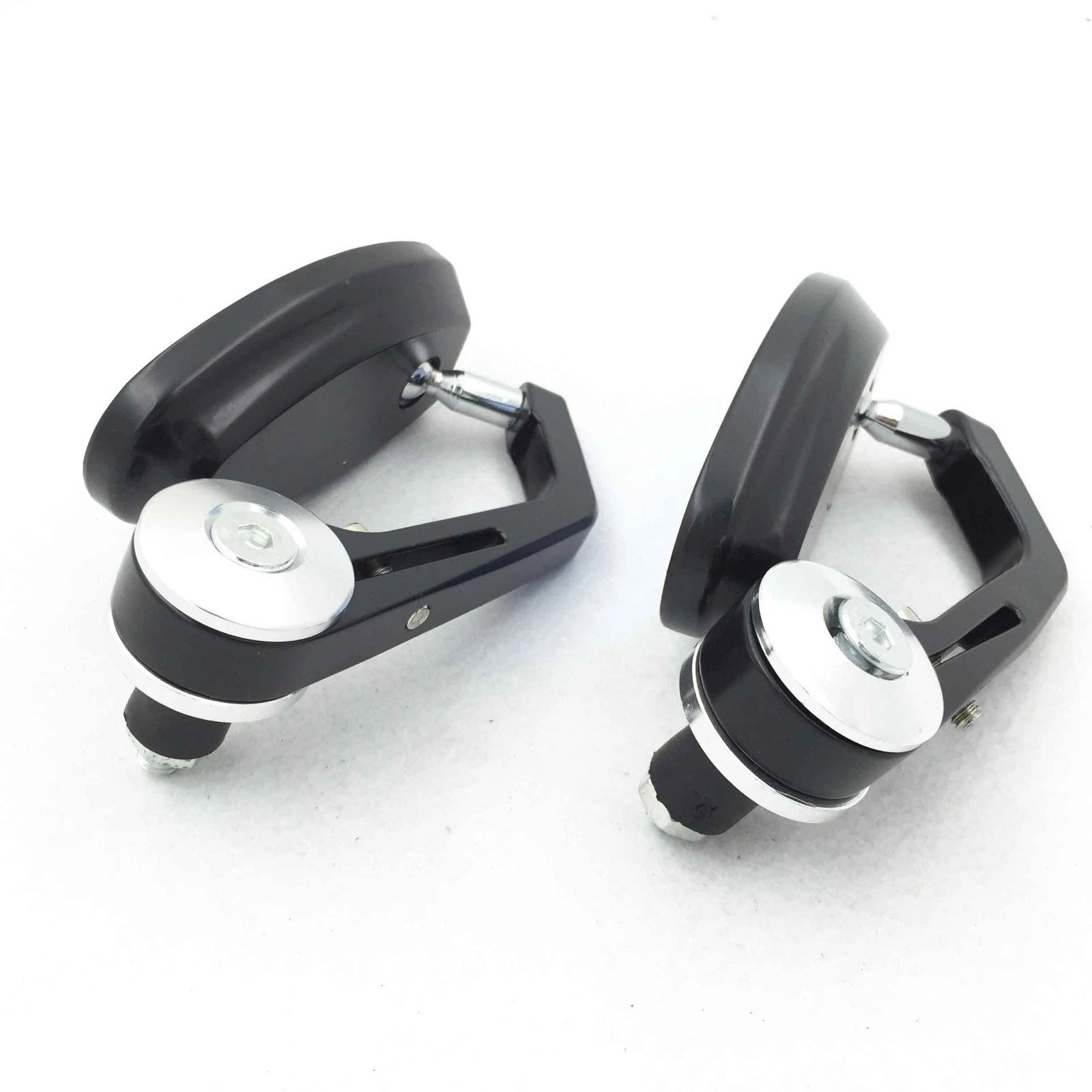 Bar End Side Rearview Mirrors for Universal Motorcycle (7/8" 22mm)