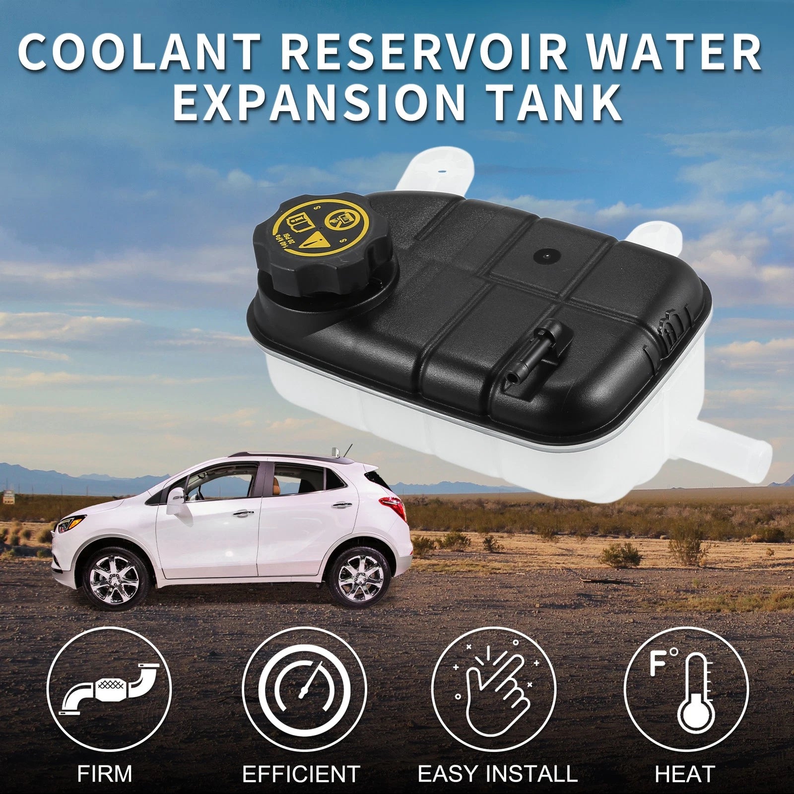 Coolant Expansion Tank with Cap Replacement for Buick Encore (2013–2021)