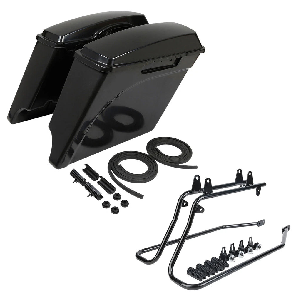 5" Stretched Saddlebag Conversion Bracket for Harley Softail (1986–2017)