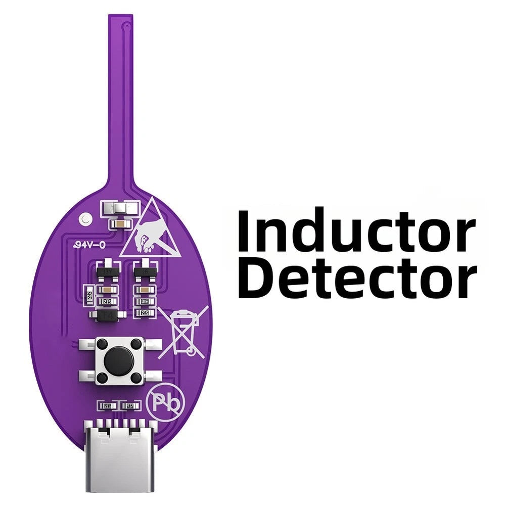 K7S Inductance Tester Purple Metal Housing 98x38x16mm for Circuit Board Testing