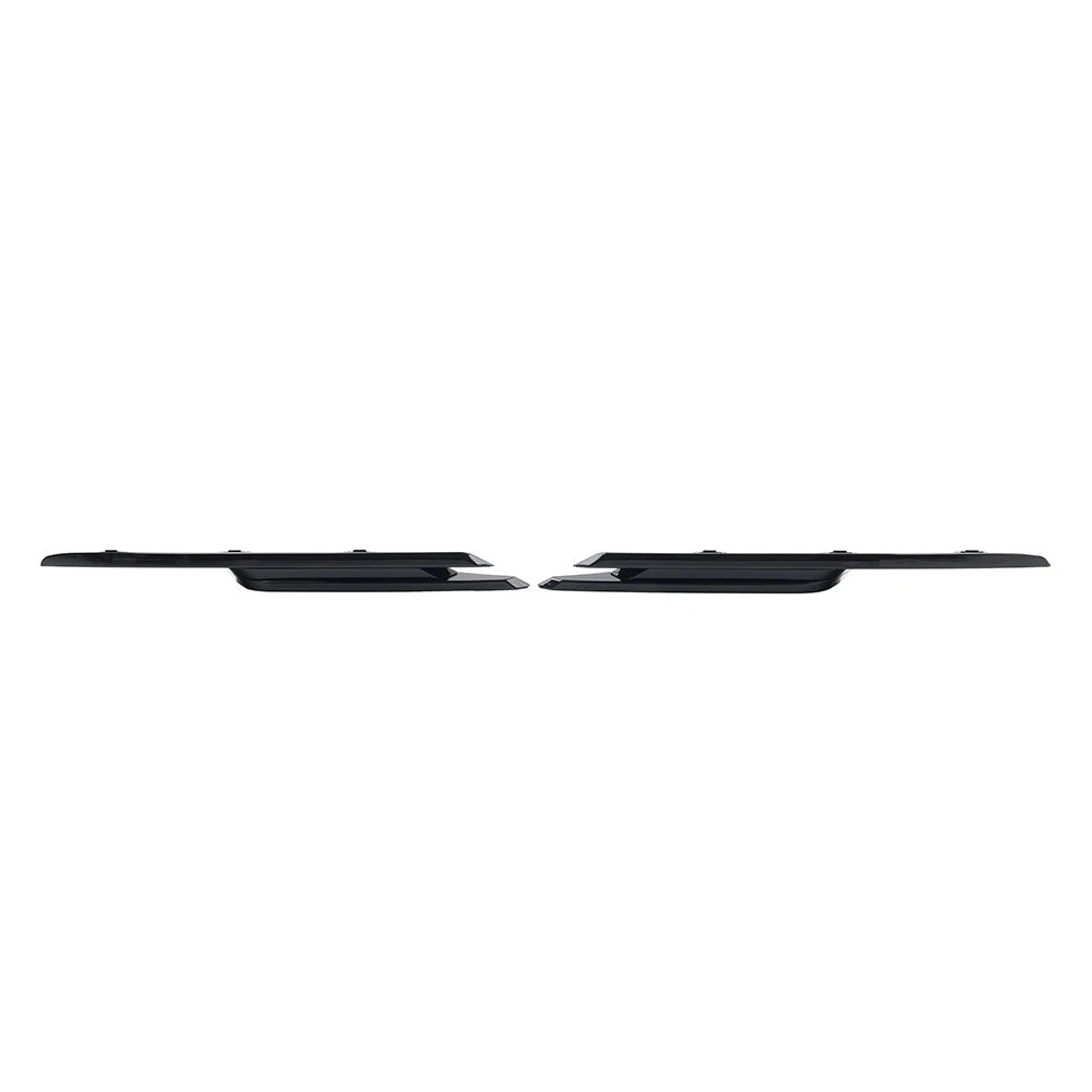 Glossy Black Front Bumper Fog Light Trim for BMW 320i 328d 328i 335i (2012–2015)