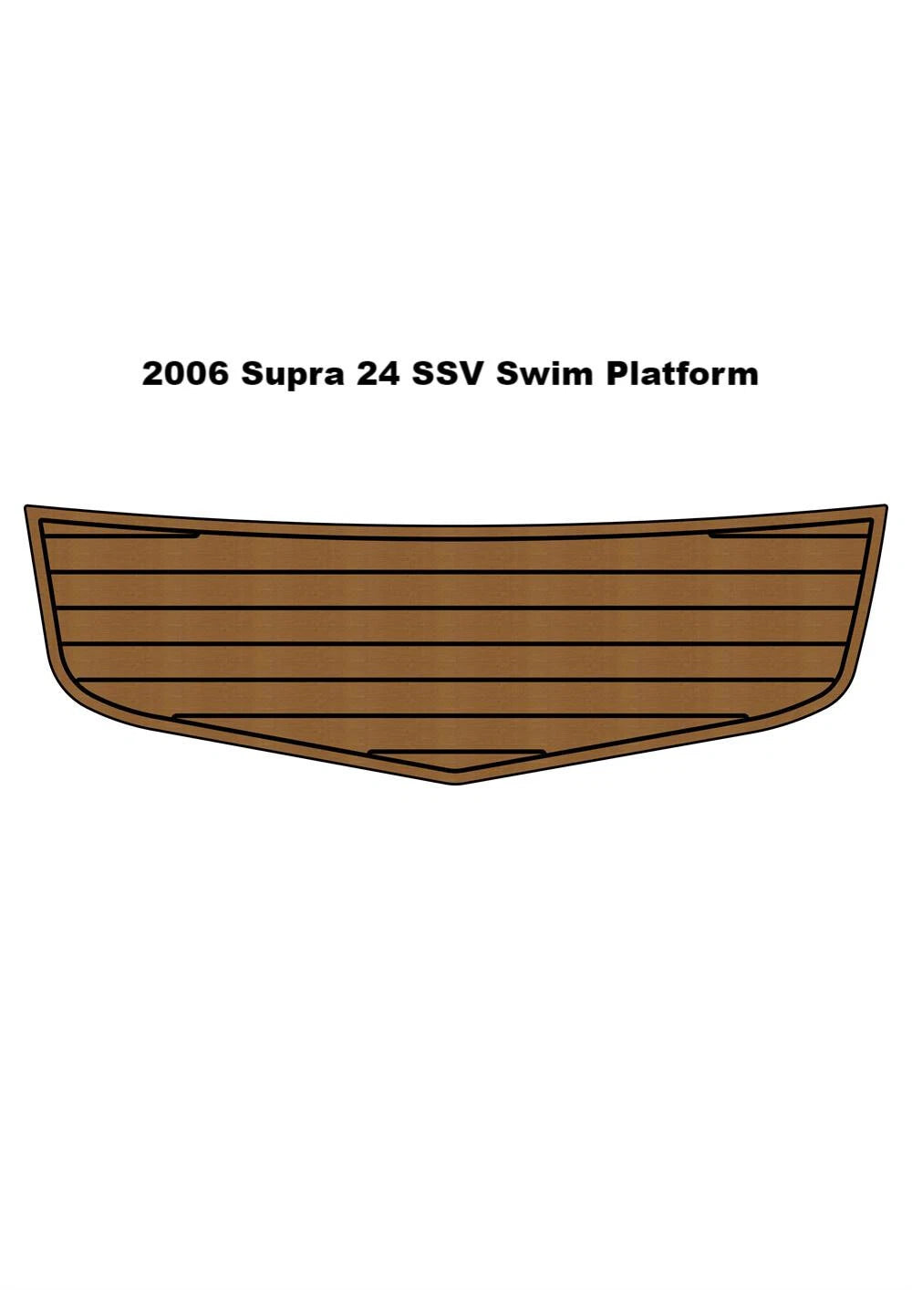 EVA Foam Swim Platform Step Pad for Supra 24 SSV (2006)