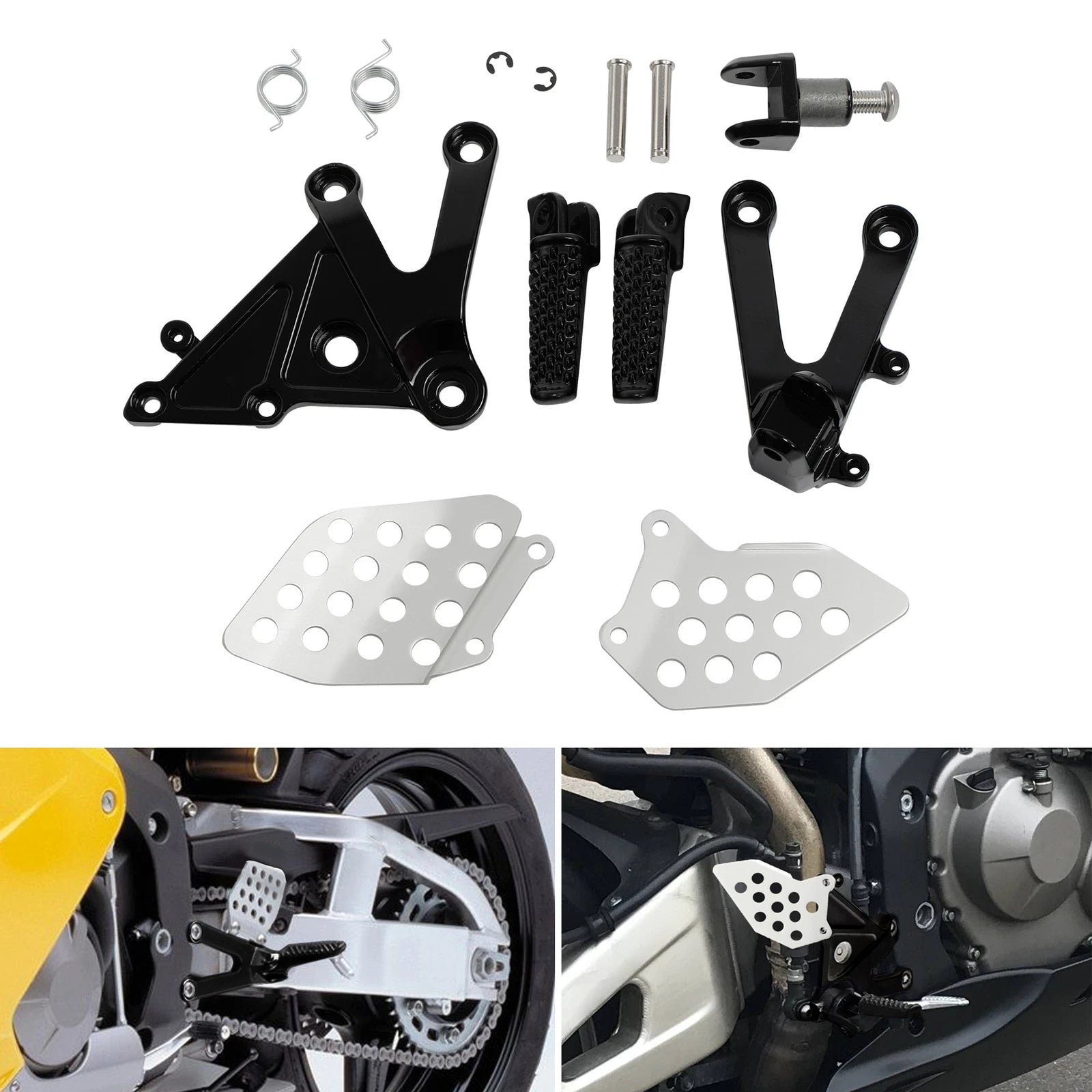 Foot Peg Bracket Set for Honda CBR600RR (2005–2006)