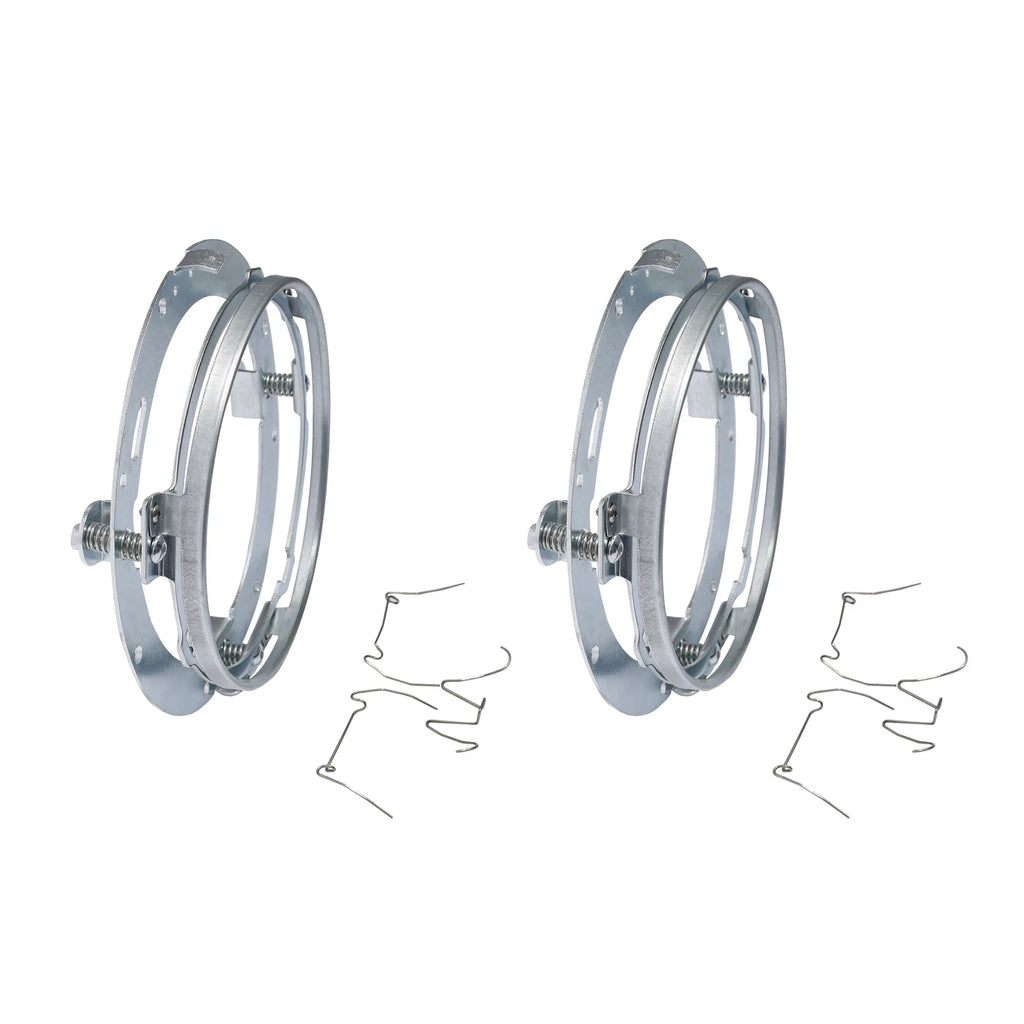 2X 7" Round LED Headlight Mounting Ring Bracket for Harley Touring (1994–2013)