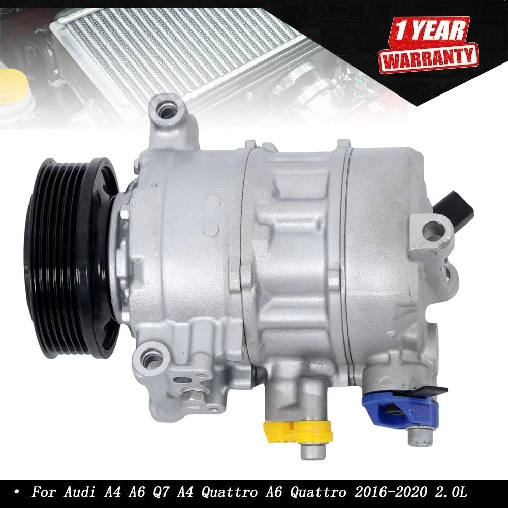 AC Compressor w/Clutch for Audi A4 A4 Quattro (2017–2020) 2.0L L4