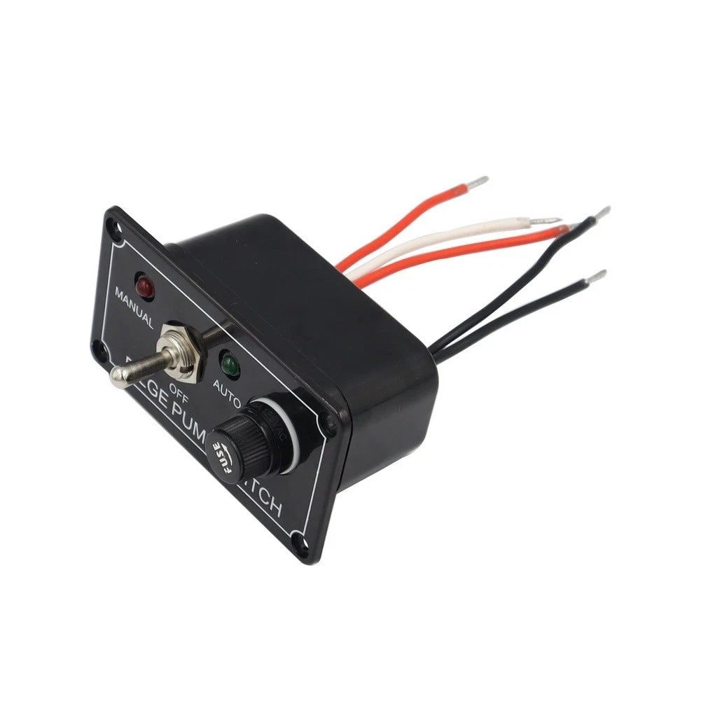 Bilge Pump Switch Panel for Marine Boat Car (12V, 5A)