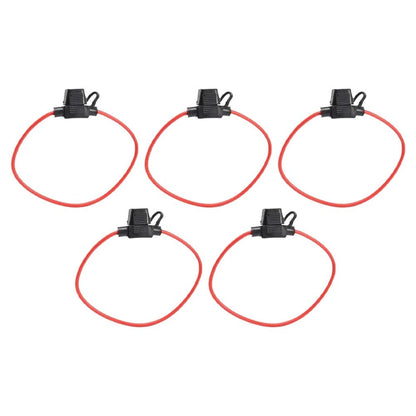 5 Pack Dust and Moisture Protection Fuse Holder for Automotive Applications