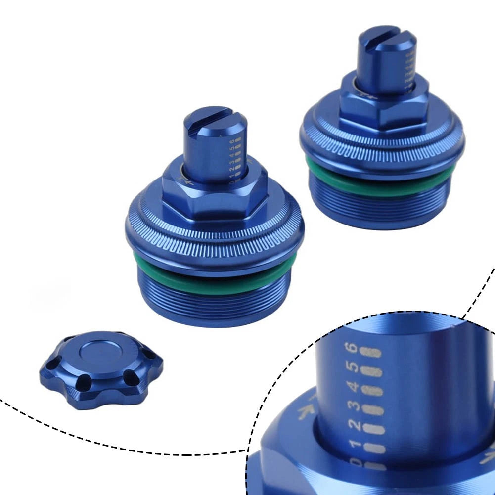 Preload Adjuster Fork Bolt Cap Screw Blue for Yamaha YZF-R3 MT-03 (2019–2023)