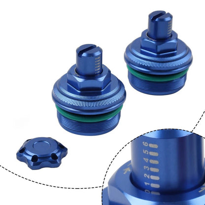 Preload Adjuster Fork Bolt Cap Screw Blue for Yamaha YZF-R3 MT-03 (2019–2023)