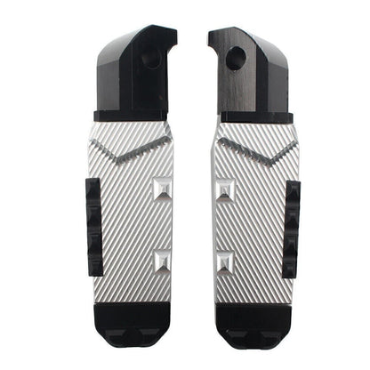 Footrests Pedal Pads for Yamaha FZ1 YZF R3 (2006–2020) Silver