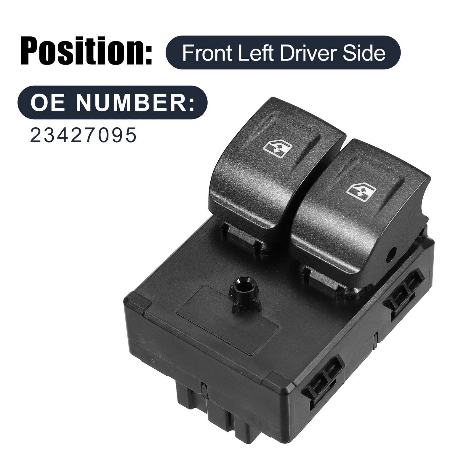 Front Left Door Window Switch Replacement for Chevrolet (2005–2010)
