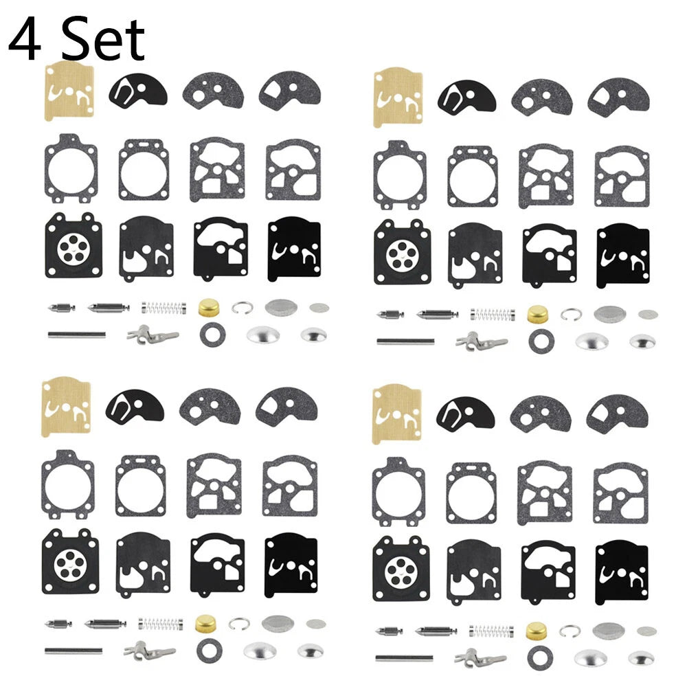 Set of 4 Carburetor Rebuild Kits for Walbro WA WT Series K10-WAT