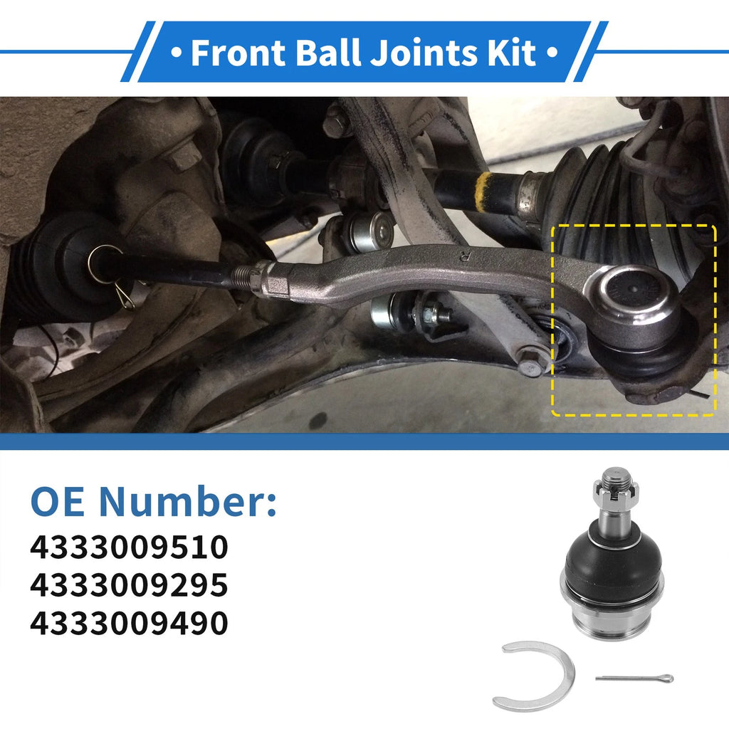 2 Pcs Front Lower Ball Joints Replacement for Toyota Tacoma (2005–2022)