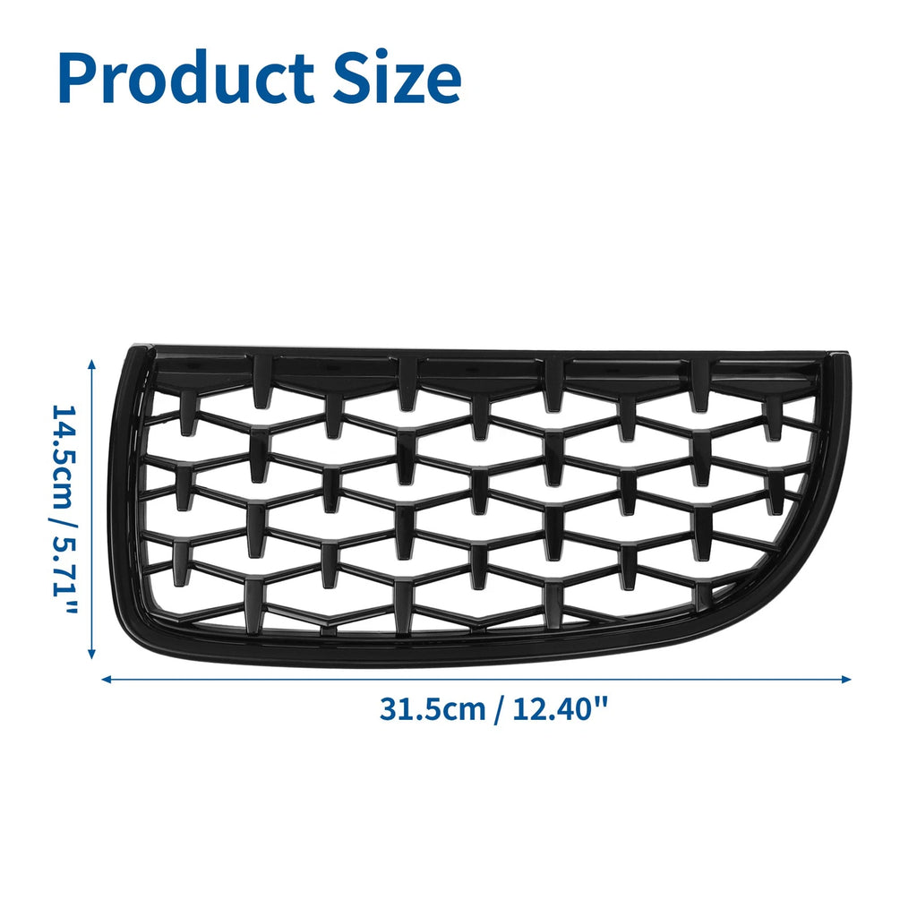 Front Hood Bumper Grille Grill Replacement for BMW 325i 328i E90 (2005–2013)